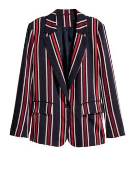hm striped blazer 2018
