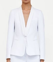 zara white tuxedo jacket
